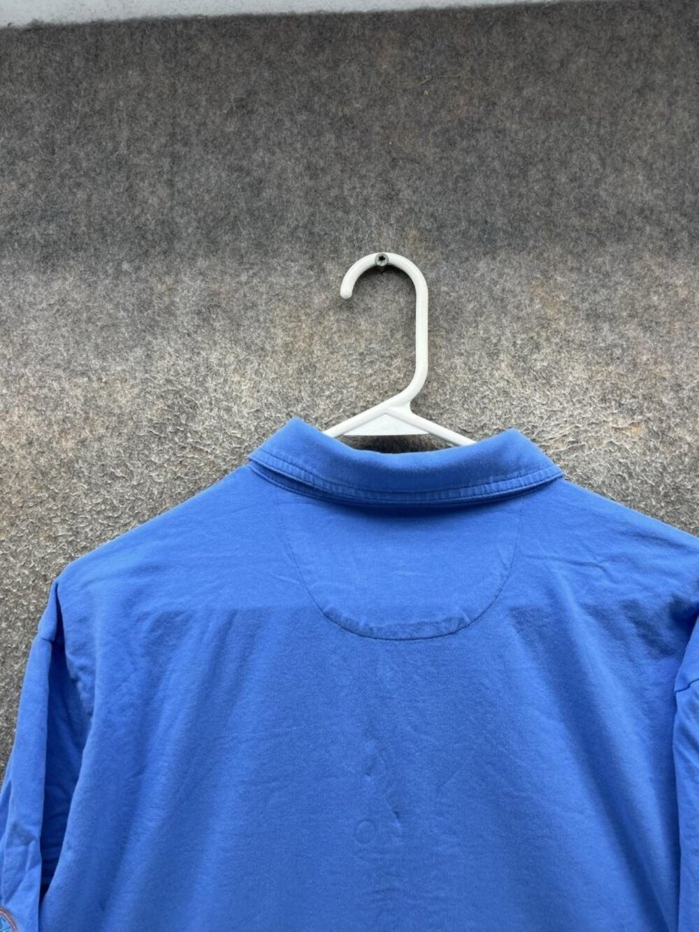 Johnnie-O Polo Shirt Men Large Blue Hangin Out Stretch Casual Pocket Logo - Picture 10 of 11